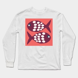 Takes two to tango fish school Long Sleeve T-Shirt